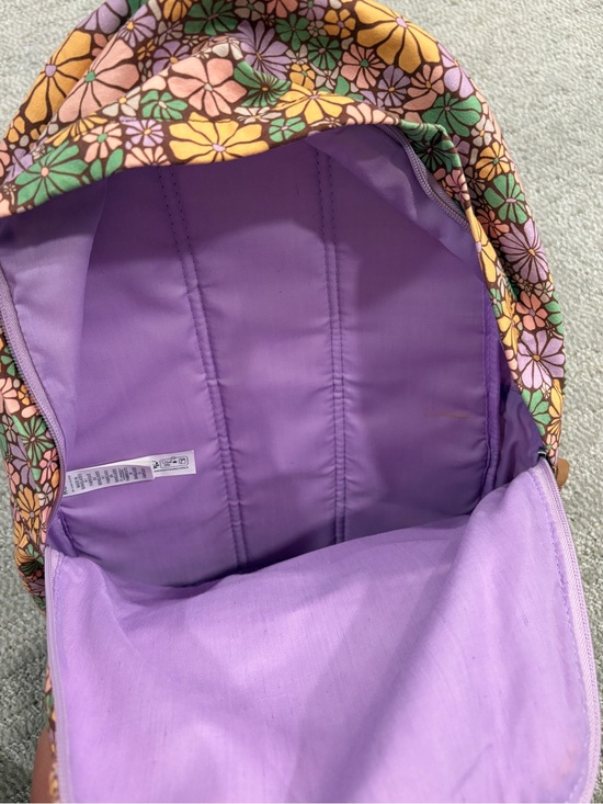Roxy Multicolor Floral Daypack in Pink, Yellow, Green, Purple main image 3